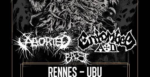 Entombed A.d. + Aborted + Baest le 12/11/2019, Ubu, RENNES (35) (report du  concert) | COREandCO webzine